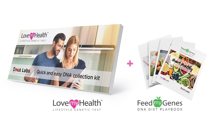 LoveMyHealth Lifestyle Genetics Test + FeedMyGenes DNA Diet Playbook